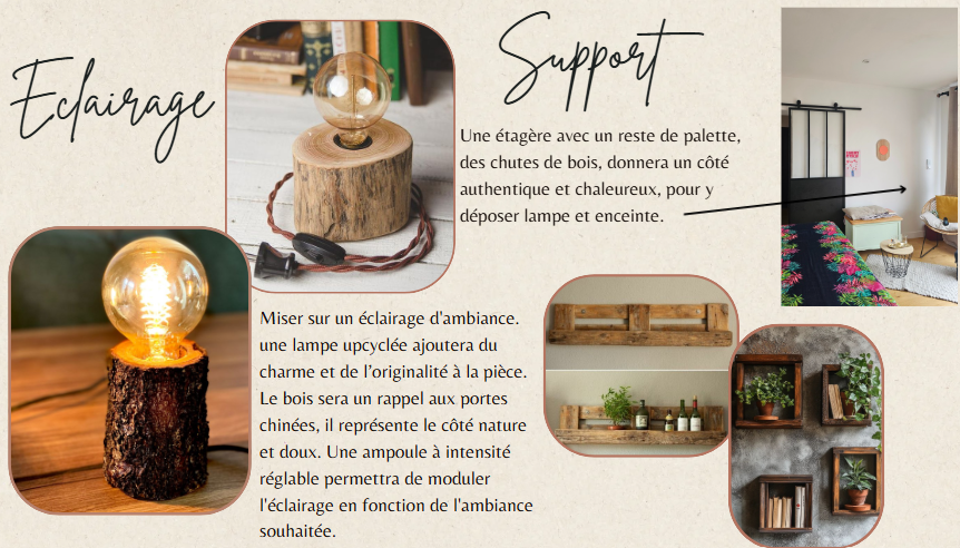 exemple de planche déco par Séverine